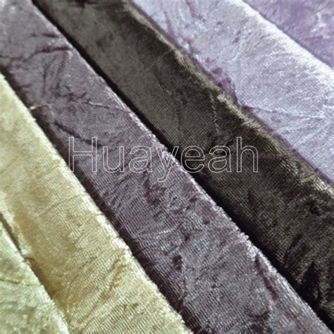 wholesale upholstery crushed velvet fabric huayeah fabric