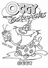 Oggy Cockroaches Page5 Cucarachas Cockroach sketch template