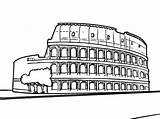 Colosseum Coloring Rome Amphitheater Colouring Pages Anciet Biggest Roman Ancient Netart Color Trending Days Last sketch template