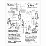Nativity Lds Crossword sketch template