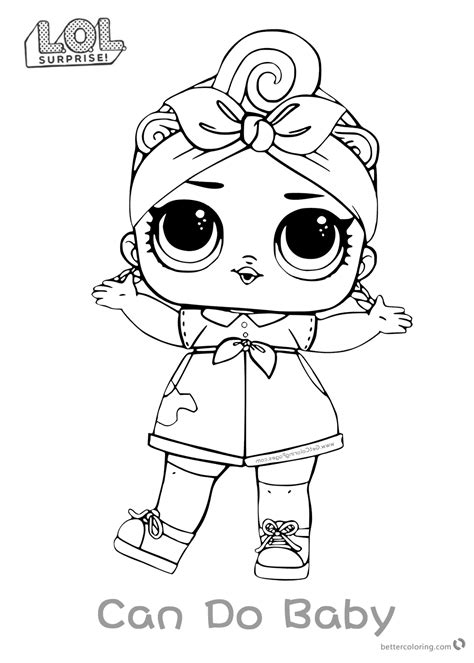 lol surprise doll coloring pages series    baby  printable