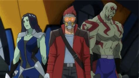 the guardians of the galaxy anime debuts in japan watch a preview right now