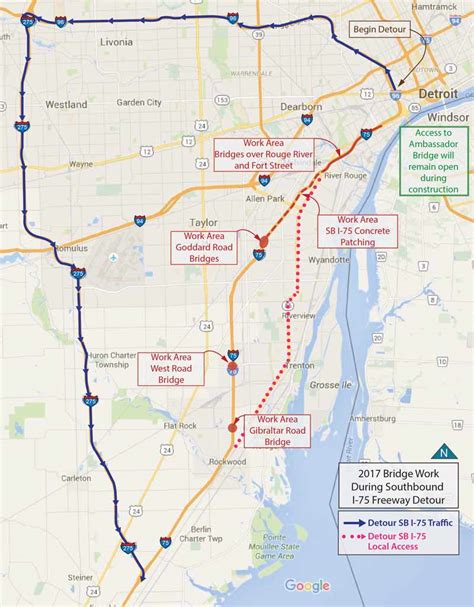 southbound i 75 to close for 2 years starting feb 4