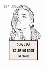 Coloring Dua Lipa Pages Harmony Fifth Pop Book Millenial Discovered Paperback Inspired Dream Rock Adult Star Beautiful sketch template