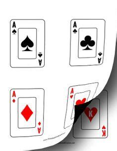 printable card deck   standard playing cards