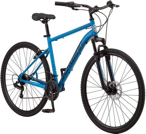 schwinn  copeland mens hybrid bike blue
