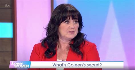 coleen nolan reveals weight loss secrets after being spurred on by