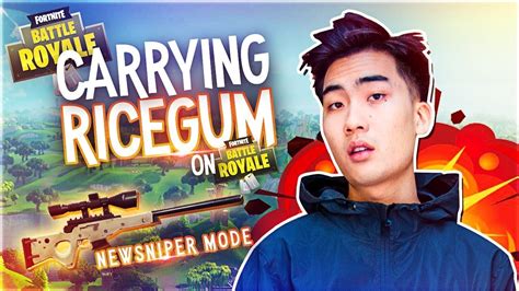 Carrying Ricegum On Fortnite Battle Royale Duos New