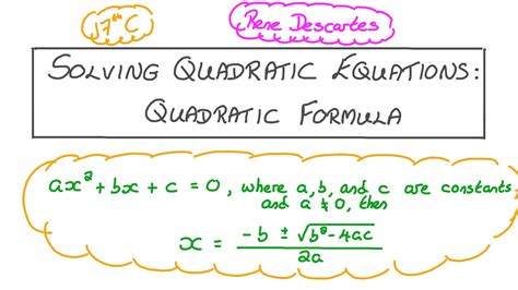 quadratic formula   quadratic formula part  solving   calculator youtube