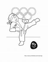 Olympics Summer Coloring Judo Pages Olympic Surfnetkids sketch template