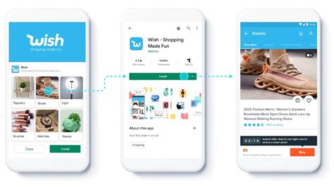 google tests feeds  app install campaigns expands deep linking