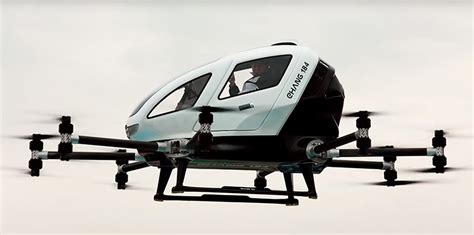 human passenger drone video ambient flight