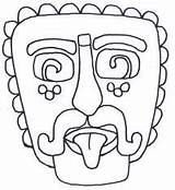 Mayan Aztec Inca sketch template