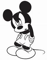 Mickey Mouse Coloring Cartoon Cute Pages Sad Printable Face Clipart Drawing Cliparts Clip Mona Lisa Angry Disney Girl Wallpaper Drawings sketch template