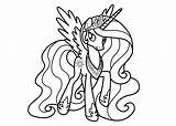 Pony Coloring Pages Little Pinkie Pie Nightmare Moon Printable Getcolorings Colorings sketch template