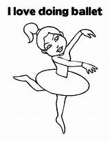 Coloring Ballet Pages Doing Ballerina Tutu Fifth Position Coloringsky sketch template