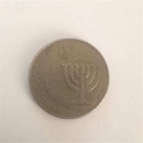 israel   sheqel nis coin money coins unc israel coins holy land