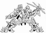 Transformers Devastator sketch template