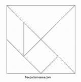 Tangram Freepatternsarea sketch template