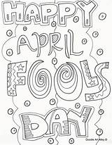 April Coloring Fools Pages Showers Printable Own Name Make Getdrawings Getcolorings Color sketch template