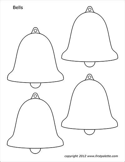 christmas bells pictures  color christmas coloring page