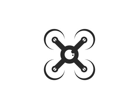 drone logo  symbol vector illustration  vector art  vecteezy