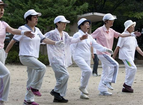 japan promotes seniors healthy living with incentives to exercise