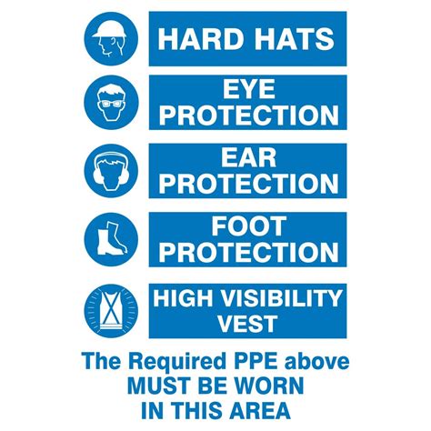 mandatory ppe premises sign buy  discount safety signs australia