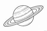 Drawing Saturn Planet Coloring Space Eu Jupiter sketch template