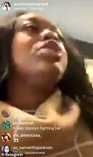 r kelly s girlfriends are filmed fighting on instagram live in the