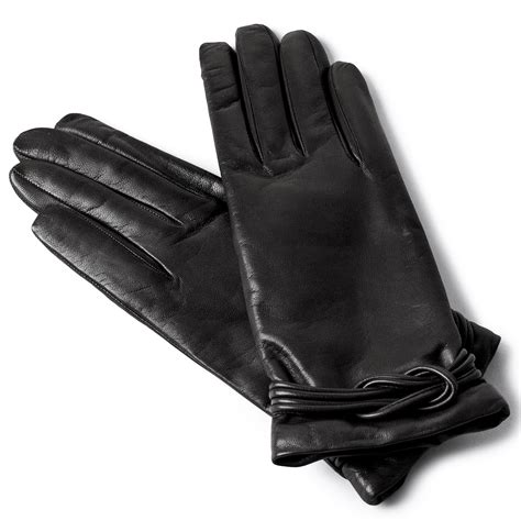 womans cashmere lined designer leather gloves ladies lined gloves gloves