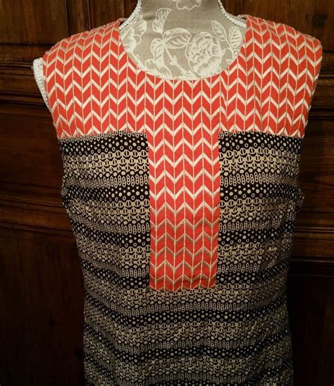 thml sleeveless sheath print dress with contrast