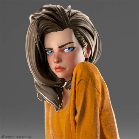 Artstation Angry Girlfriend Stanley Cheng In 2021 Character Design
