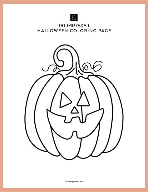 everymoms  printable halloween coloring pages  kids