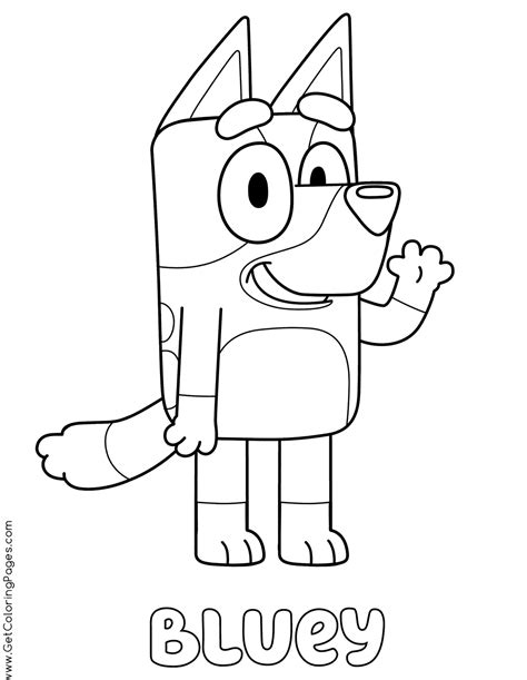 disney junior bluey coloring pages