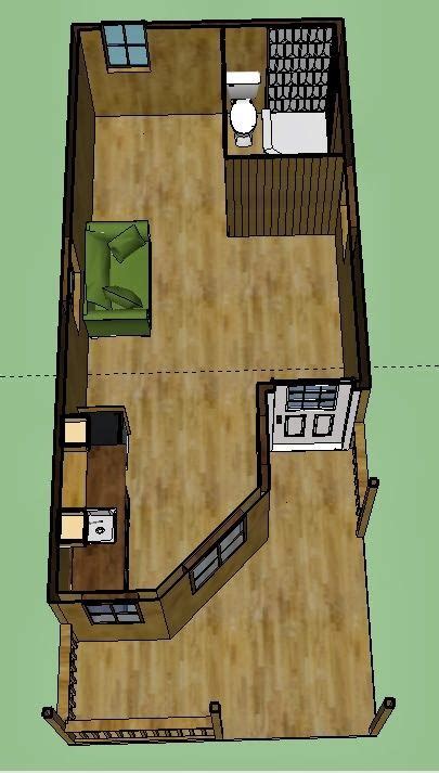 Geoff House 16x40 Deluxe Lofted Barn Cabin Floor Plans