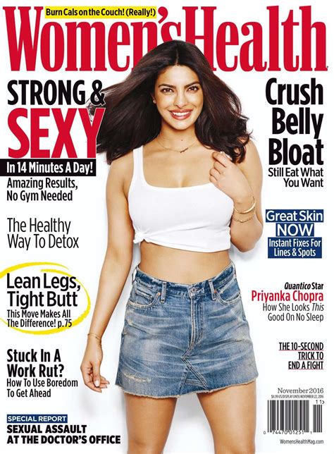 Priyanka Chopra Women S Health Us Magazine November 2016 Gotceleb