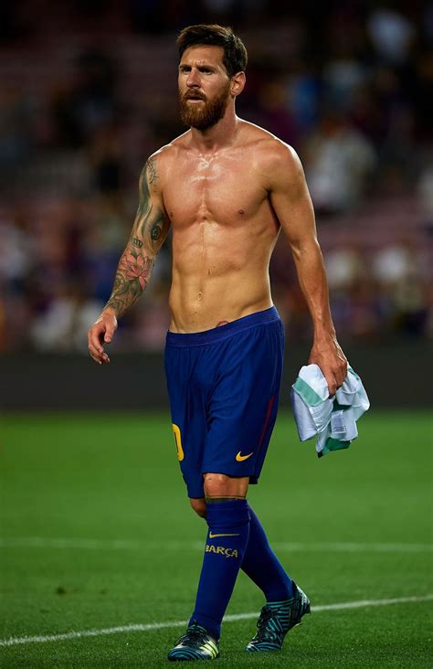 Fc Barcelona Football Player Lionel Messi Shirtless Hot Sex Picture