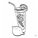 Lemonade Coloring Pages Lemon Ice Tagged Drink Posted sketch template
