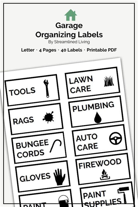 garage organizing labels   organizing labels garage