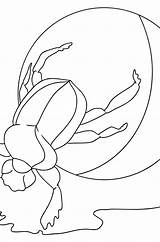 Coloring Beetle sketch template