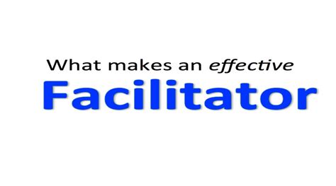 characteristics   good facilitator kickstart alliance customer