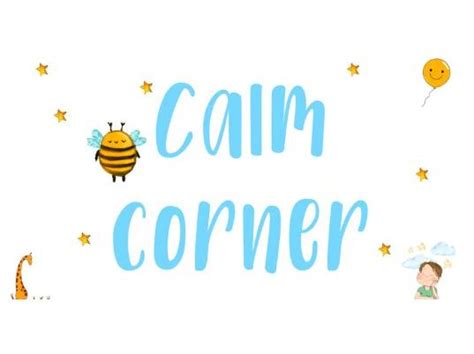 calm corner teaching resources