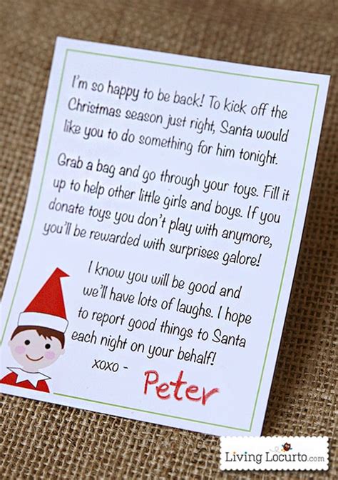 christmas elf printable arrival letter   north pole
