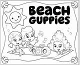 Coloring Bubble Guppies Pages Printable Molly Picnic Print Guppy Table Color Colouring Getcolorings Kids Puppy Oona Birthday Printables Sheets sketch template