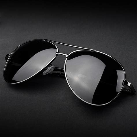 polarized vintage aviation sunglasses men brand designer sun glasses
