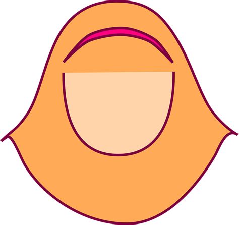 muslim islam girl  vector graphic  pixabay