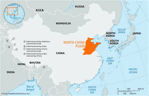 north china plain map location facts britannica