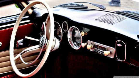 classic car interior wallpaper