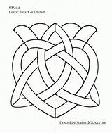 Celtic Glass Patterns Stained Heart Pattern Printable Coloring Quilt Designs Knot Pages Downeaststainedglass Beginner Club Index Drawing Window Hearts Crown sketch template